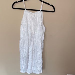 White lace dress